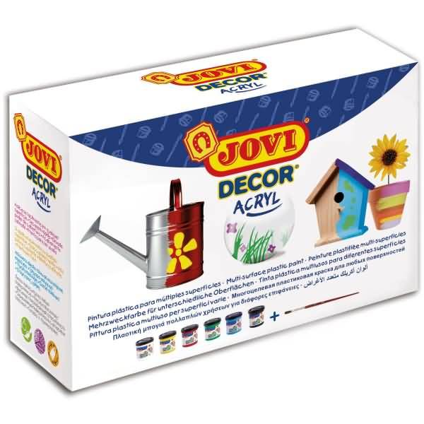 Acrylfarben Jovidecor VE=6 Farben a 55ml farblich sortiert