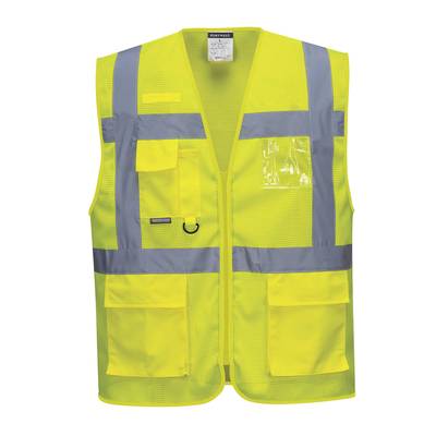 Portwest MeshAir Athen EXECUTIVE Warnschutzweste Farbe: Gelb, Gr.: 2XL-0