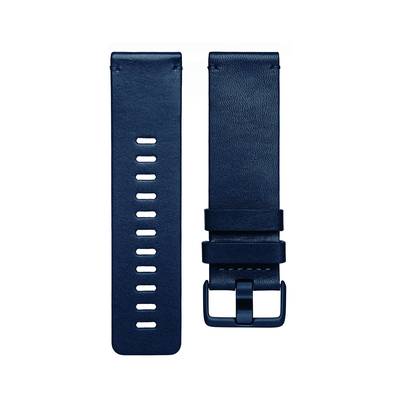 Fitbit Versa, Accessory Band Leather-blau-S (FB166LBNVS)