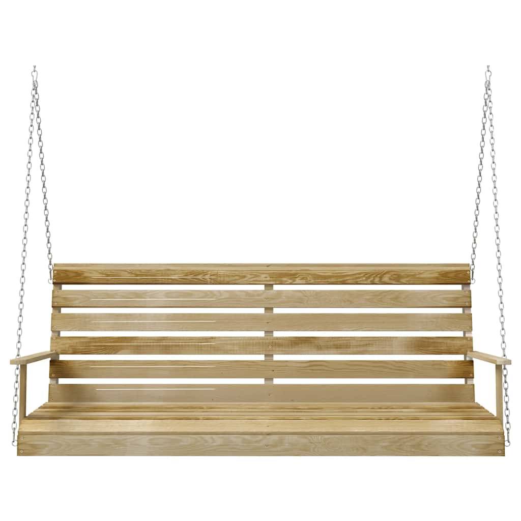 vidaXL Schaukelbank Imprägniertes Kiefernholz 155x65x60 cm-2