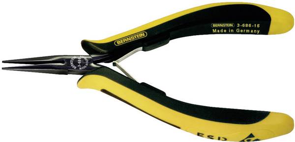 BERNSTEIN Tools for Electronics 3-686-15 ESD Spitzzange Gerade 140 mm