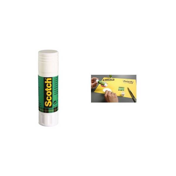 3M - Klebestift-Set Permanent 5 Stifte je 8 g Transparent