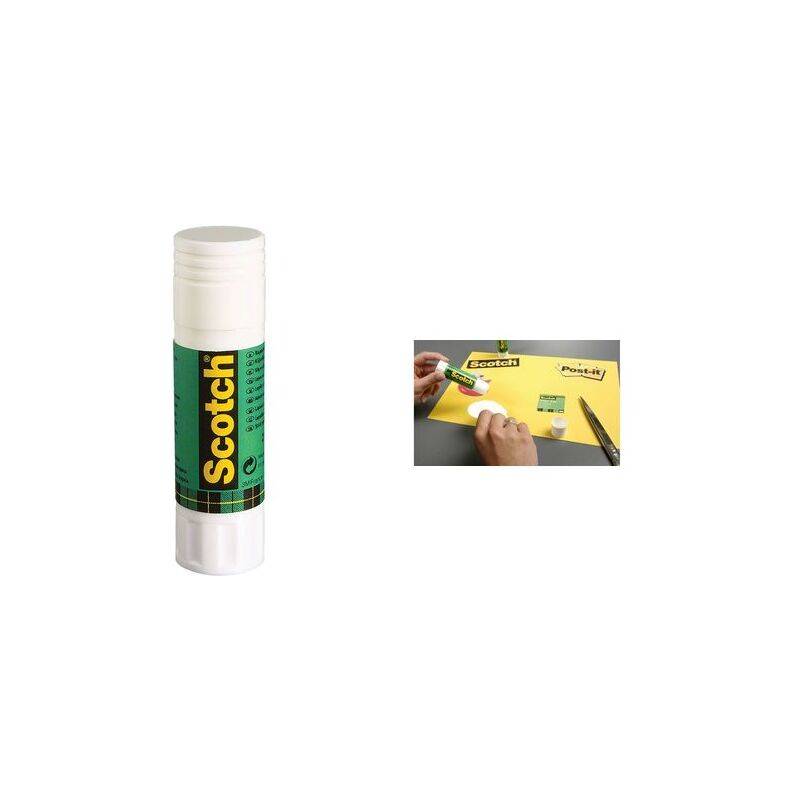 3M - Klebestift-Set Permanent 5 Stifte je 8 g Transparent-0