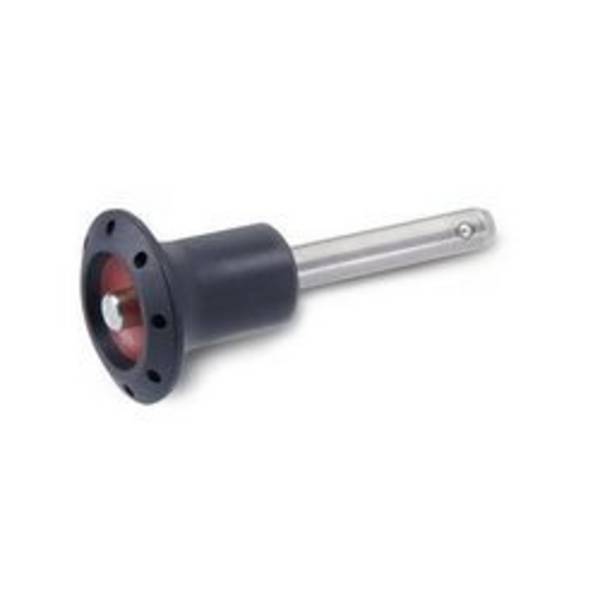 GN 113.6-10-50 Kugelsperrbolzen mit Knopf Bolzen 1.4542