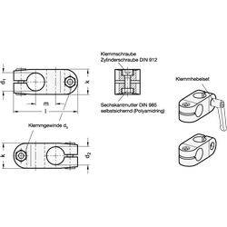Kreuz-Klemmverbinder, Aluminium-1