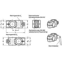 Kreuz-Klemmverbinder, Aluminium-1