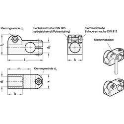 Winkel-Klemmverbinder, Aluminium-1