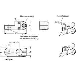Laschen-Verfahrschlitten, Aluminium-1