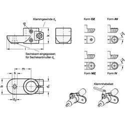 Laschen-Verfahrschlitten, Aluminium-1