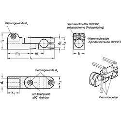 Gelenk-Klemmverbinder, Aluminium-1