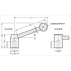 Spannhebel, Stahl - Otto Ganter GmbH & Co. KG-1