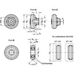Laufrollen - Otto Ganter GmbH & Co. KG-1