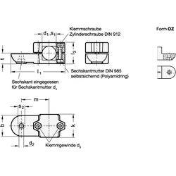 Laschen-Klemmverbinder, Aluminium, zweiteilig-1