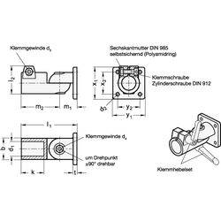 GN 282-B40-S-2-SW Gelenk-Klemmverbinder-1