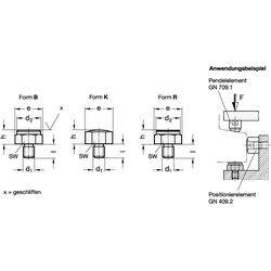 Positionierelemente mit Schraube-1