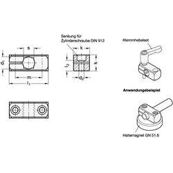 Klemmhalter, Aluminium-1