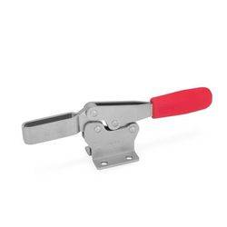 Schnellspanner, Edelstahl, Spannhebel horizontal, mit waagrechtem Fuß-0