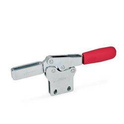 Schnellspanner, Stahl, Spannhebel horizontal, mit senkrechtem Fuß-0