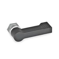 GN 702-17-55-C-SW Sperrriegel Vierkant-Anbauteil, Riegel schwarz-0