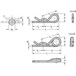 Federstecker, Stahl - Otto Ganter GmbH & Co. KG-1