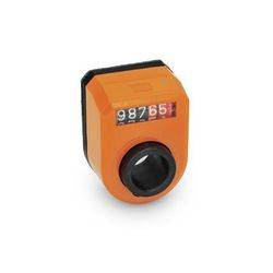 GN 953-0004.0-FN-L-OR Stellungsanzeiger orange Elesa, niedrig, li-steigend-0