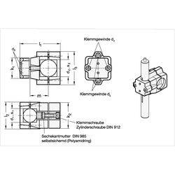 Verfahrschlitten für Lineareinheiten, Aluminium-1