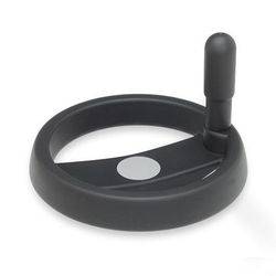 Speichenhandräder, Kunststoff, Buchse / Griffachse Edelstahl-0