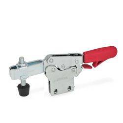 Schnellspanner, Stahl, Spannhebel horizontal, mit Verriegelung, mit senkrechtem Fuß-0