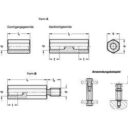 Abstandshalter, Edelstahl-1