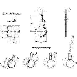 Ringösen, Edelstahl - Otto Ganter GmbH & Co. KG-1