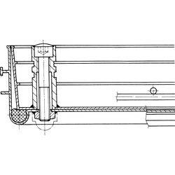 47010 Schachtabdeckung Aluminium 1000 x 1000 mm-1