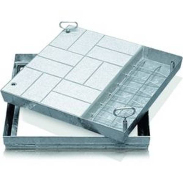 47064 Schachtabdeckung V2A 600 x 600 mm
