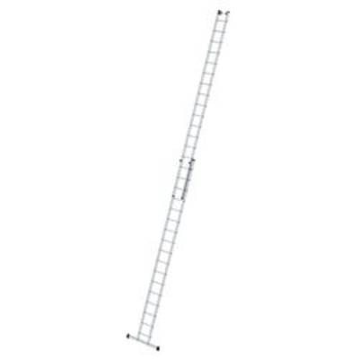 Aluminium-Schiebeleiter 2-teilig mit Standard-Traverse,2x17Sprossen-0
