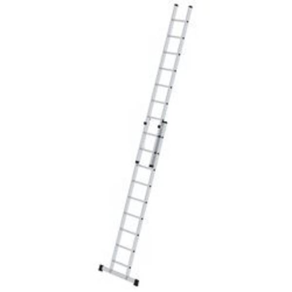 Aluminium-Schiebeleiter 2-teilig mit Standard-Traverse,2x9 Sprossen