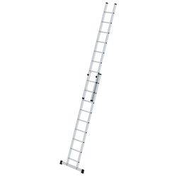 Aluminium-Schiebeleiter 2-teilig mit Standard-Traverse,2x9 Sprossen-0