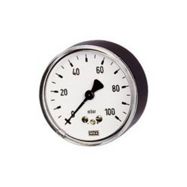 Kapselfedermanometer, G 1/4 hinten zentrisch, 0 - 60 mbar, Ø 63