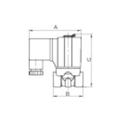 846116577,2/2-Wege-MV.,»2W« MS, NC,direktg.,230 V,50 Hz, G 1/4, PN 0-30 bar-1