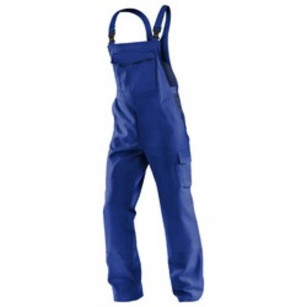 IDENTIQ cotton Latzhose, kbl.blau/dunkelblau, 48