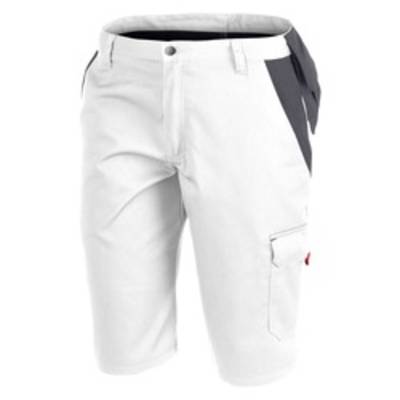 INNO PLUS Shorts Form 2886 Gr.58 weiß/anthrazit ca. 300 g/m² 65% Polyester, 35%