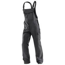 IDENTIQ cotton Latzhose, anthrazit/schwarz, 54-0