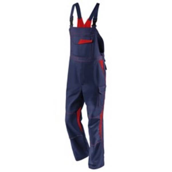IMAGE DRESS NEW DESIGN Latzhose, dunkelblau/mittelrot, 58