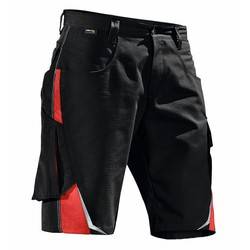 PULSSCHLAG Shorts schwarz/mittelrot Gr. 42