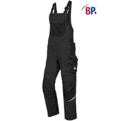 BP Latzhose mit Kniepolstertaschen schwarz, Gr. 62n
