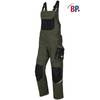 BP-19795707332 Latzhose Gr. 62N oliv/schwarz, 65% Poly/35% BW ca. 250 g/m²
