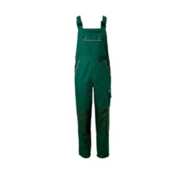 Latzhose Canvas 320 Gr. 98 grün/grün