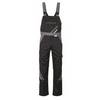 Planam Latzhose Highline schwarz/schiefer/zink Gr. 25