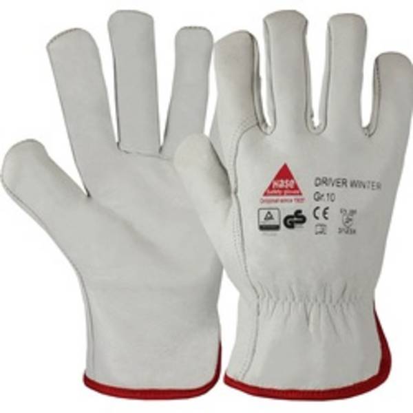 Driver-Spezial-Winter Gr. 10 5-Finger-Winterhandschuh, Rindnappaleder
