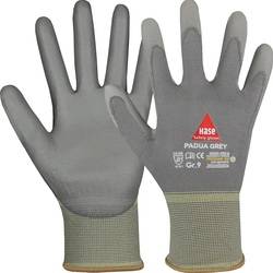 Padua 5-Fingerhandschuh Gr. 9 grau, Ny./Poly.Gewebe PU besch CE Kat II EN420,-0