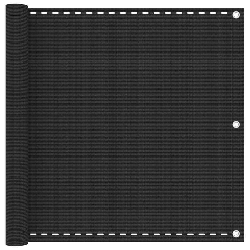 vidaXL Balkon-Sichtschutz Anthrazit 90x300 cm HDPE-0
