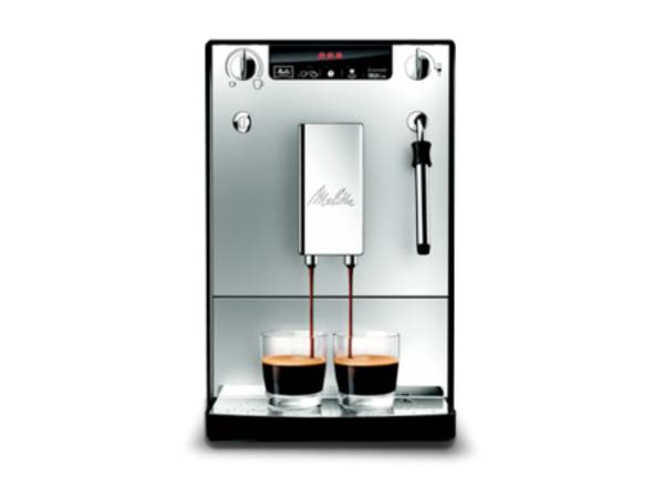 Melitta E 953-102, Freistehend, Espressomaschine, 1,2 l, Eingebautes Mahlwerk, 1400 W, Silber-0
